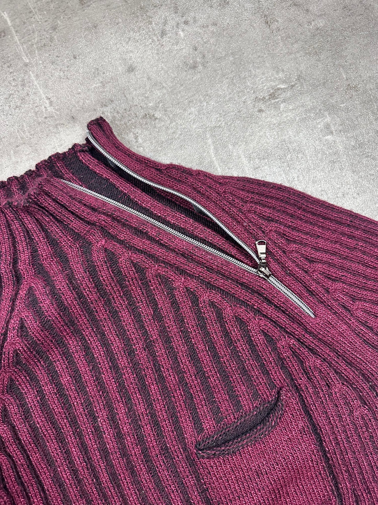2000s NECK ZIP WOMAN SWEATER