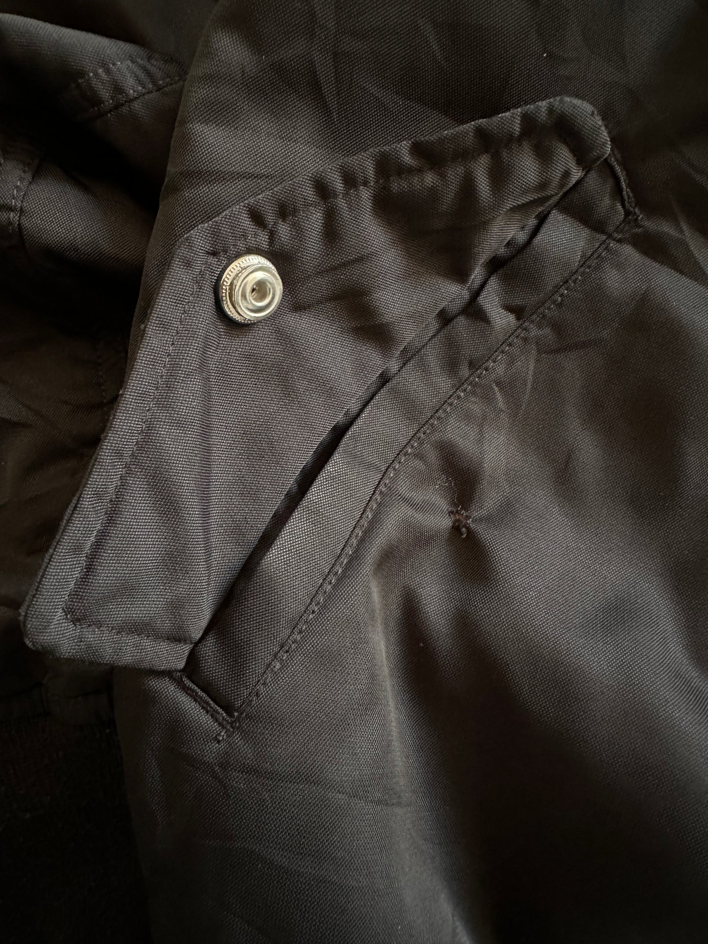 Y2K BLACK FLIGHT BOMBER JACKET