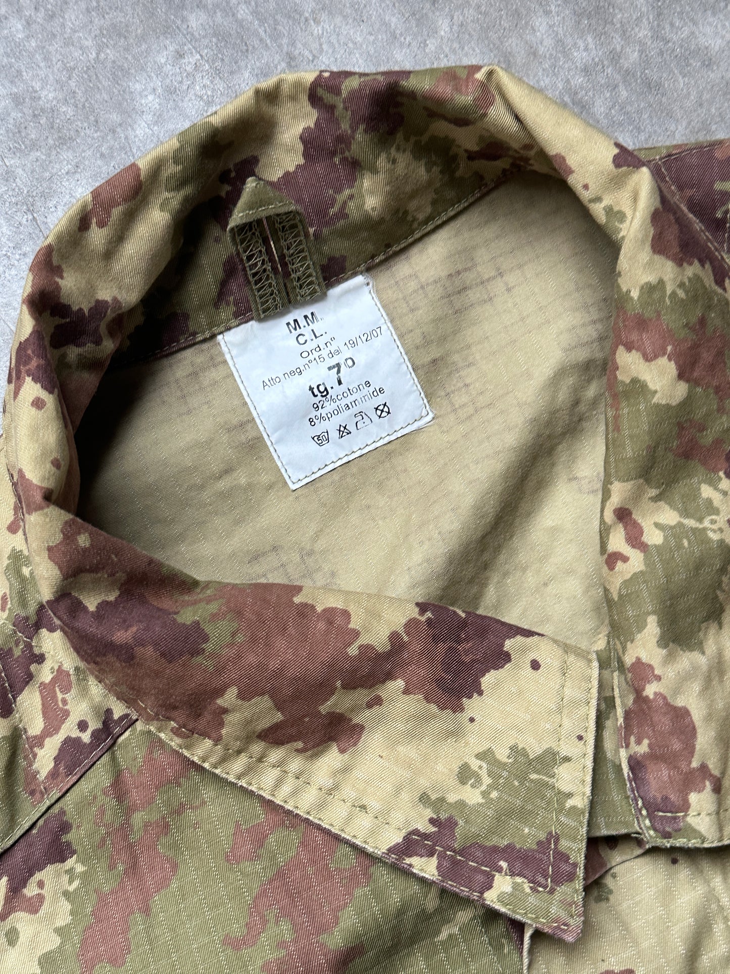 2000's ITALIAN ARMY "VEGETATO" COMBAT SHIRT