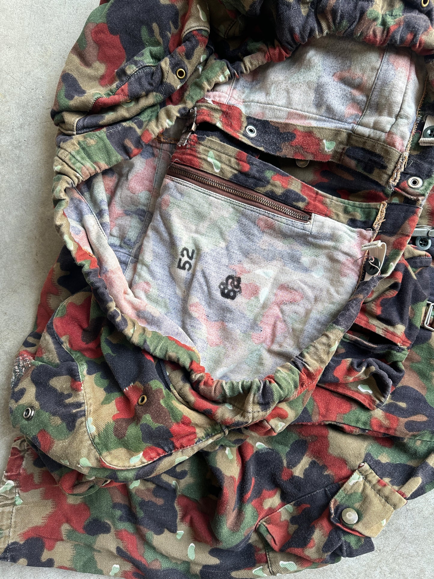 1970's M70 SWISS ARMY "ALPENFLAGE CAMO" JACKET