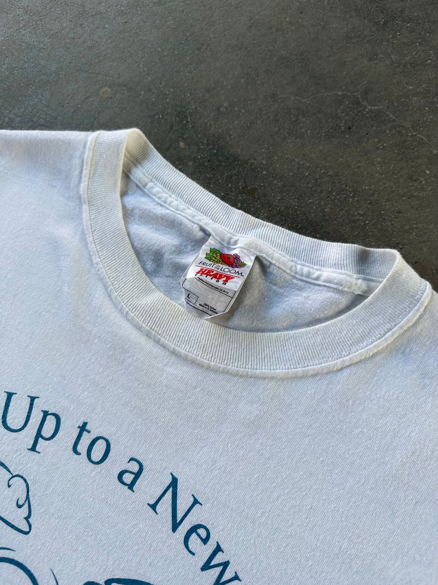 1990s WAKE UP TO A NEW SMILE TEE