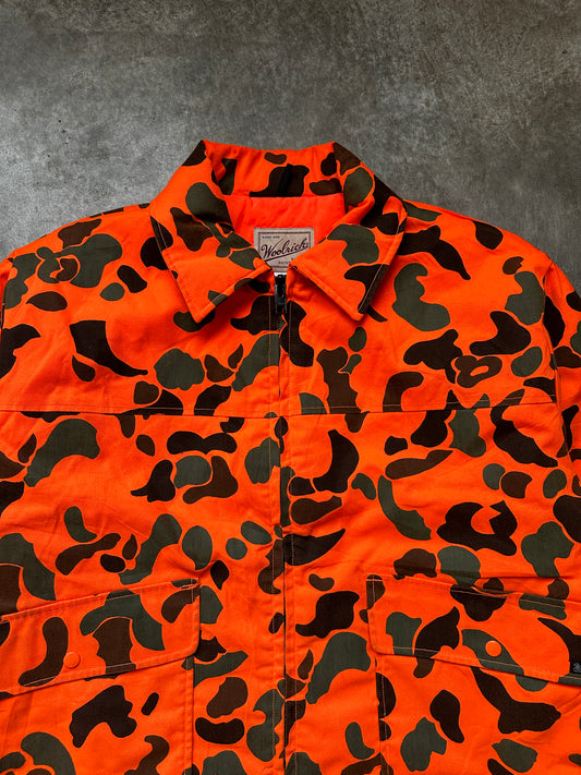 WOOLRICH ORANGE DUCK CAMO JACKET