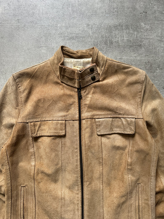 2000's BIKER SUEDE LEATHER JACKET