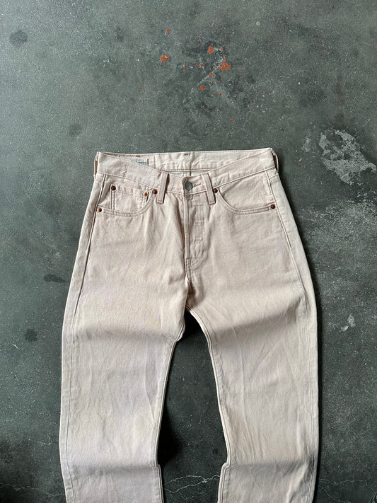 LEVIS 501 PINK "LEMON TAG" DENIM 28/28