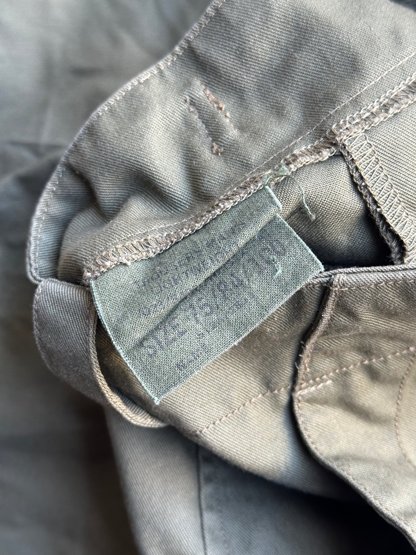 1980's FATIGUE BRITISH ARMY OG PANTS