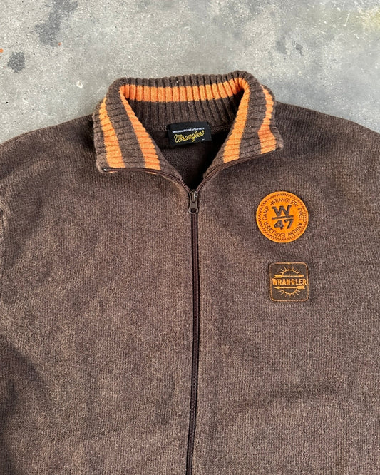 WRANGLER ZIP UP SWEATER