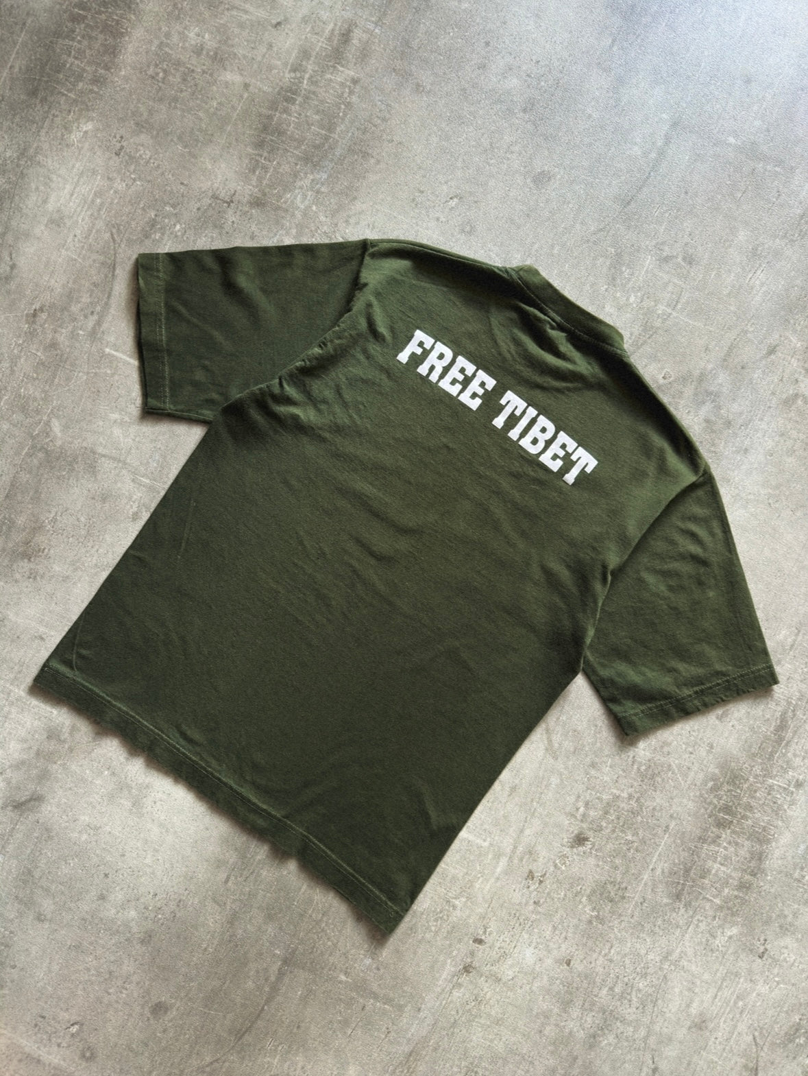 2000's SAVE TIBET GREEN TEE