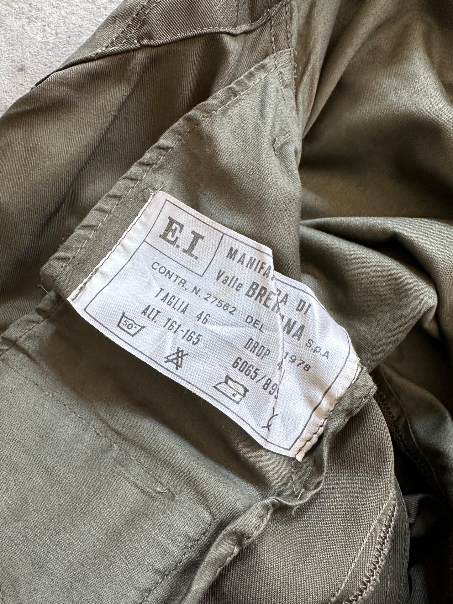 1978's ITALIAN ARMY COMBAT JACKET