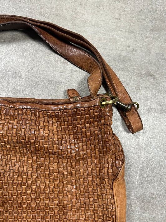 2000s BROWN LEATHER BAG