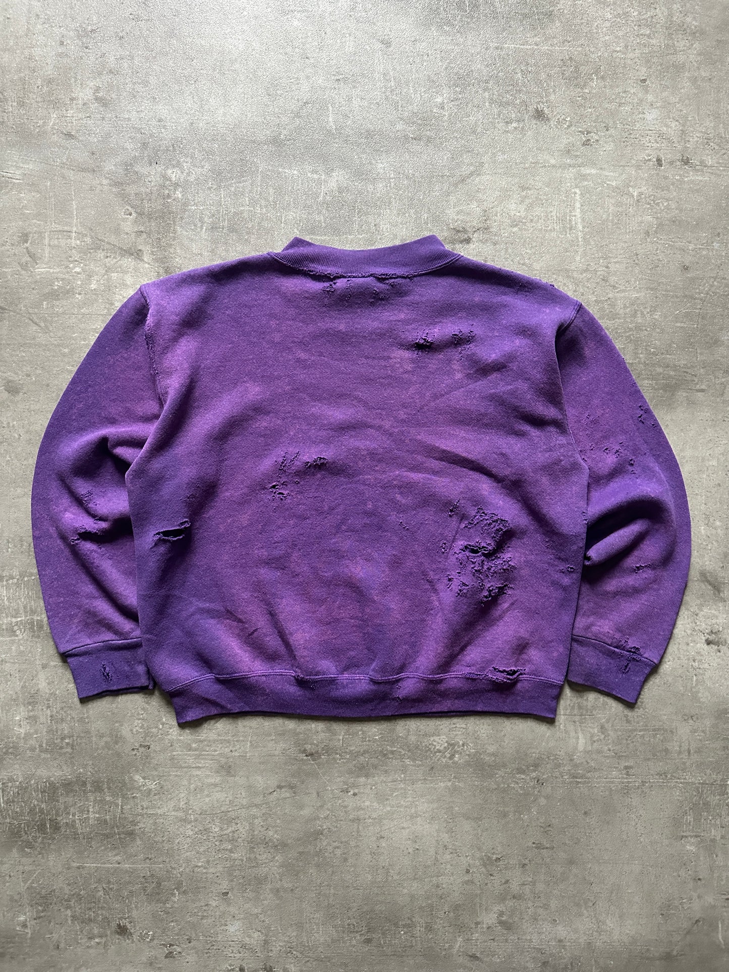 1990's DISTRESSED PURPLE CREWNECK