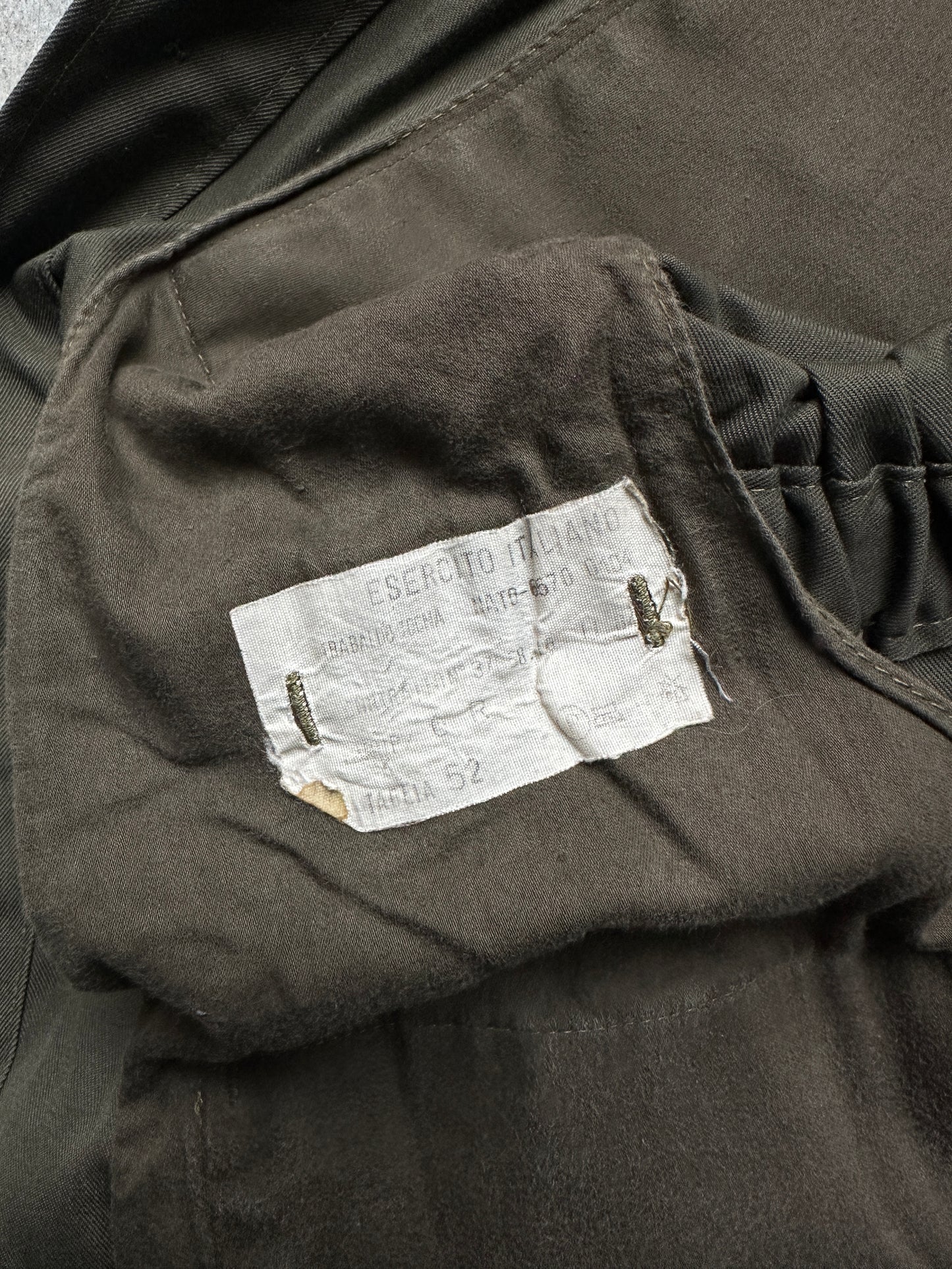 1980's ITALIAN ARMY COMBAT JACKET