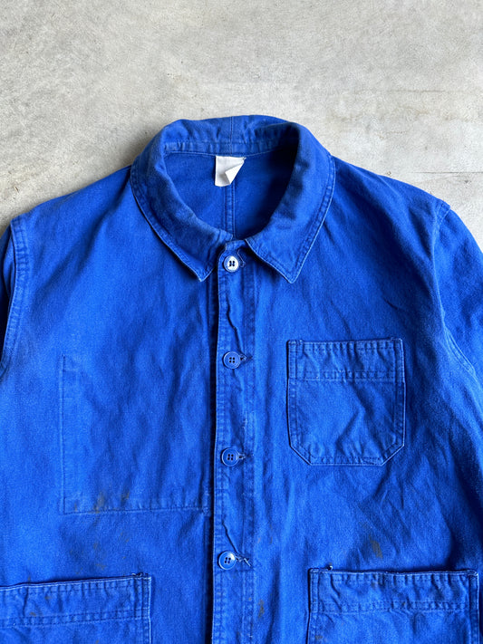 1980s BLEU FRENCH WORK JACKET
