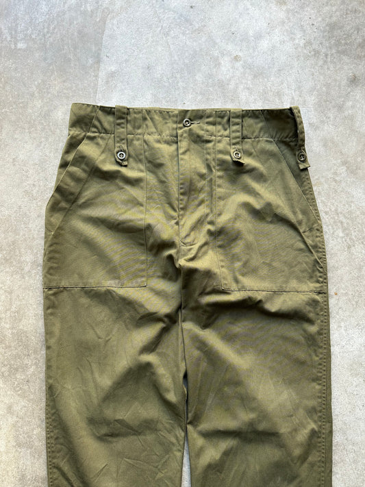 1980's FATIGUE BRITISH ARMY OG PANTS