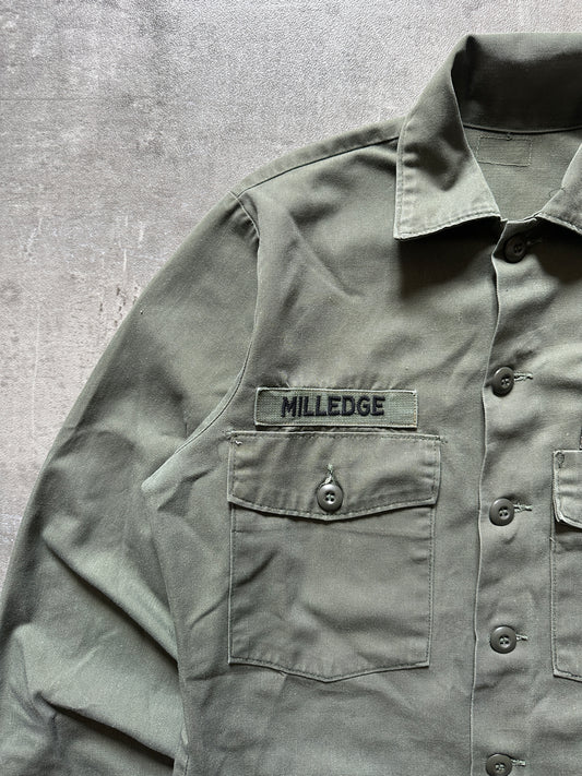 1970's U.S. ARMY OG 507 UTILITY SHIRT