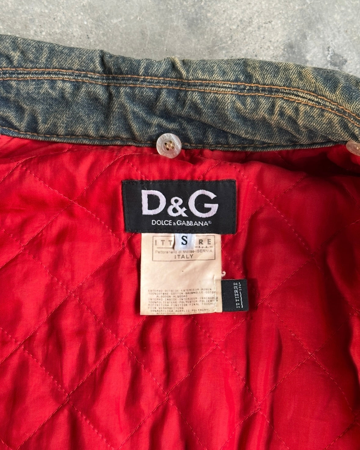 2000s DOLCE & GABBANA DENIM JACKET