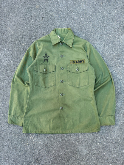 1987's U.S. ARMY OG 507 UTILITY SHIRT