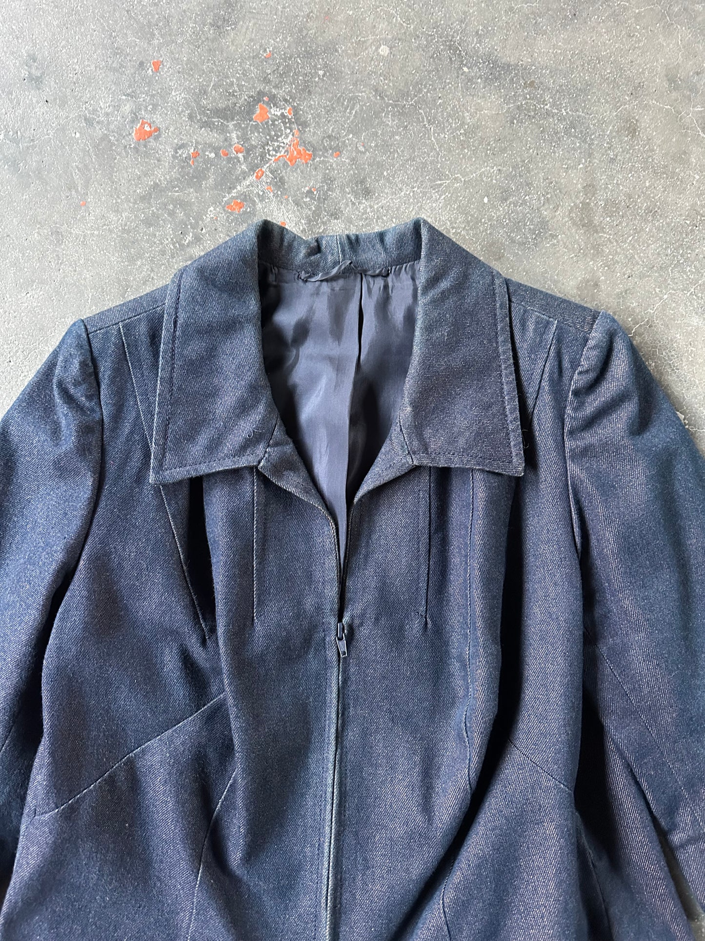 UNGARO PARIS CROP BLAZER JACKET