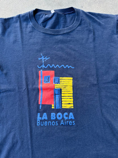 2000s LA BOCA BURNOS AIRES SOUVENIR TEE