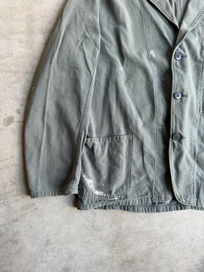 1980s GREY BELGIAN WORK SHIRT