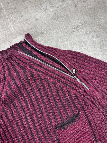 2000s NECK ZIP WOMAN SWEATER