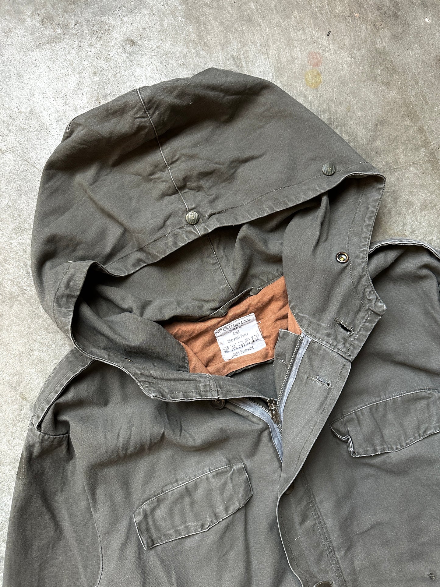 1990's GERMAN ARMY GREY PARKA