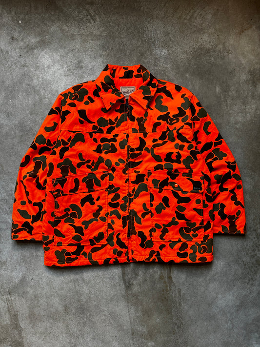 WOOLRICH ORANGE DUCK CAMO JACKET