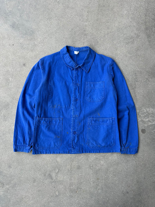 80s BLEU FRENCH WORK JACKET
