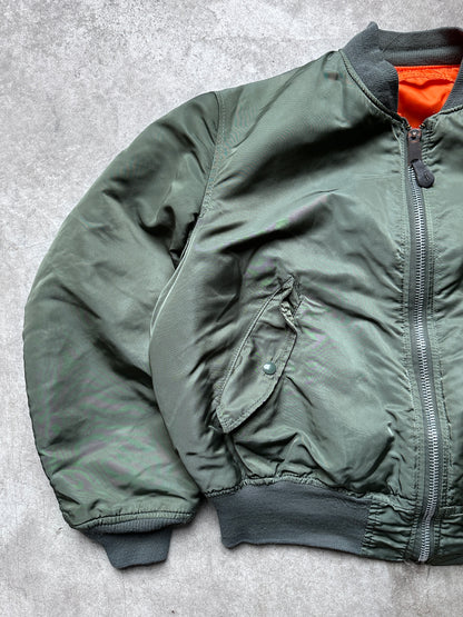 1980's ALPHA MA-1 FLIGHT JACKET