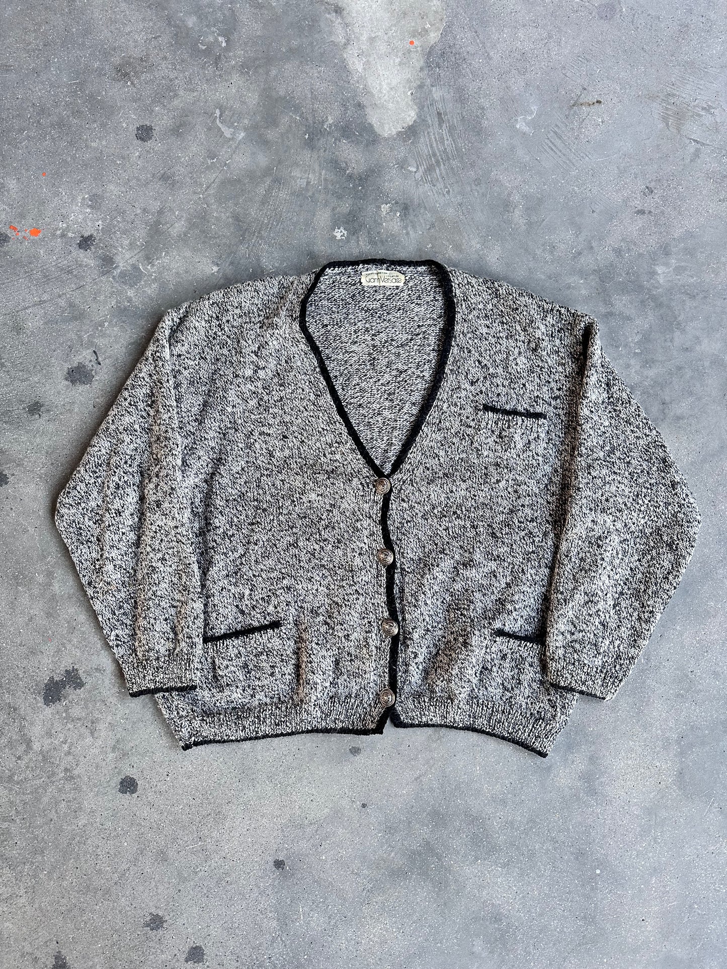 GIANNI VERSACE WOOL KNIT CARDIGAN