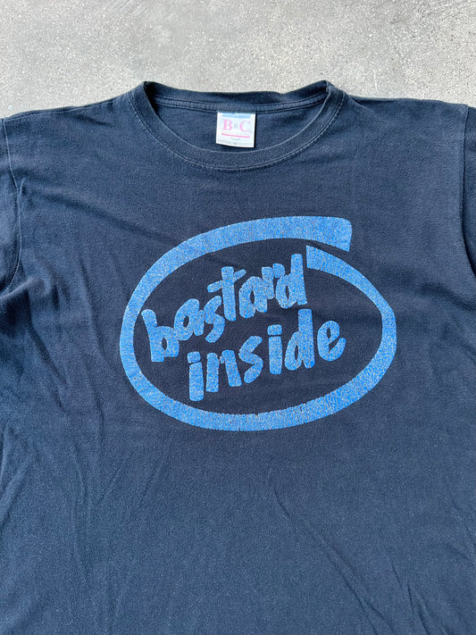 00s BASTARD INSIDE" FUNNY GRAPHIC TEE