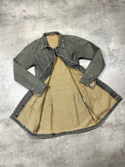 2000s PRADA WOMAN WASHED DENIM JACKET