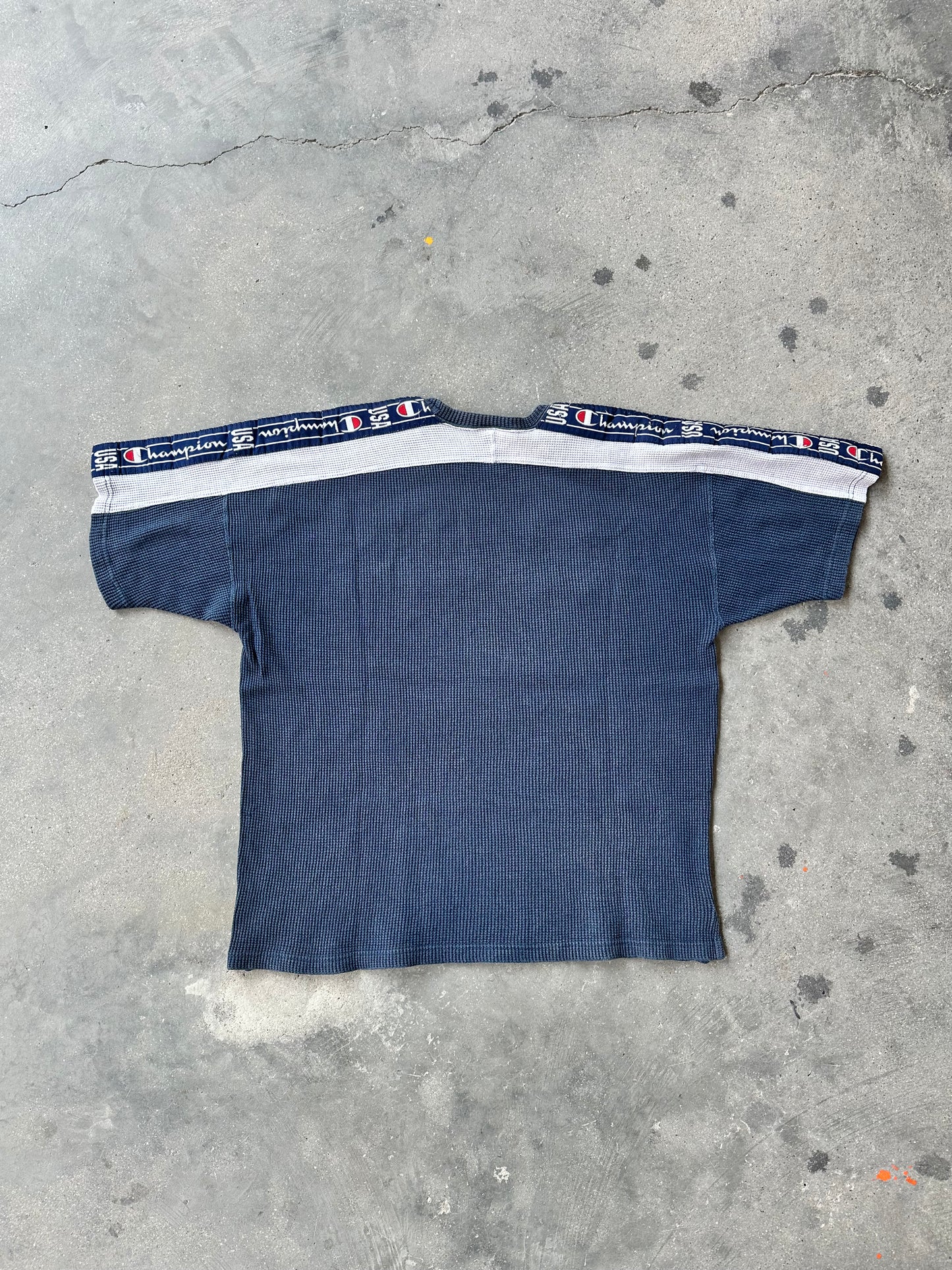 90s CHAMPION USA THERMAL WAFFLE TEE