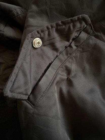 Y2K BLACK FLIGHT BOMBER JACKET