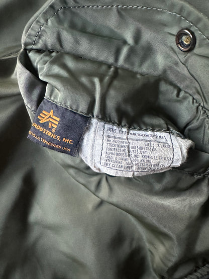 1990's ALPHA MA-1 FLIGHT JACKET