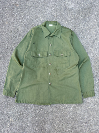 1987's U.S. ARMY OG 507 UTILITY SHIRT