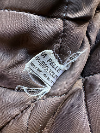 2000's MOTORCYCLE TYPE LEATHER JACKET