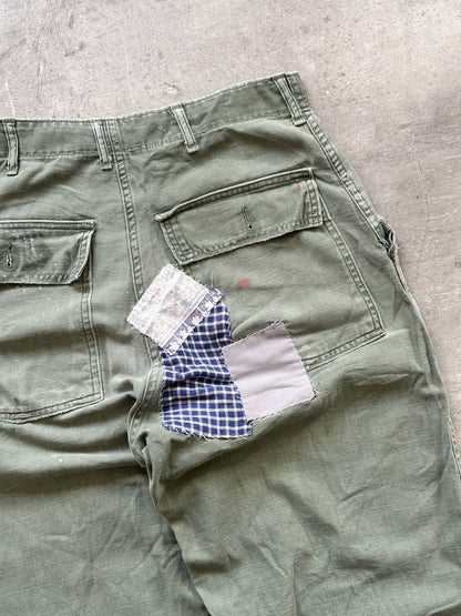 1970s US ARMY OG 107 TYPE 1 PANTS