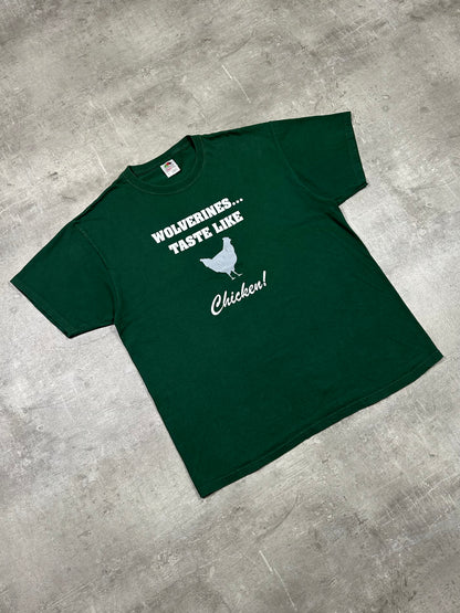 2000s "WOLVERINES" FUNNY TEE