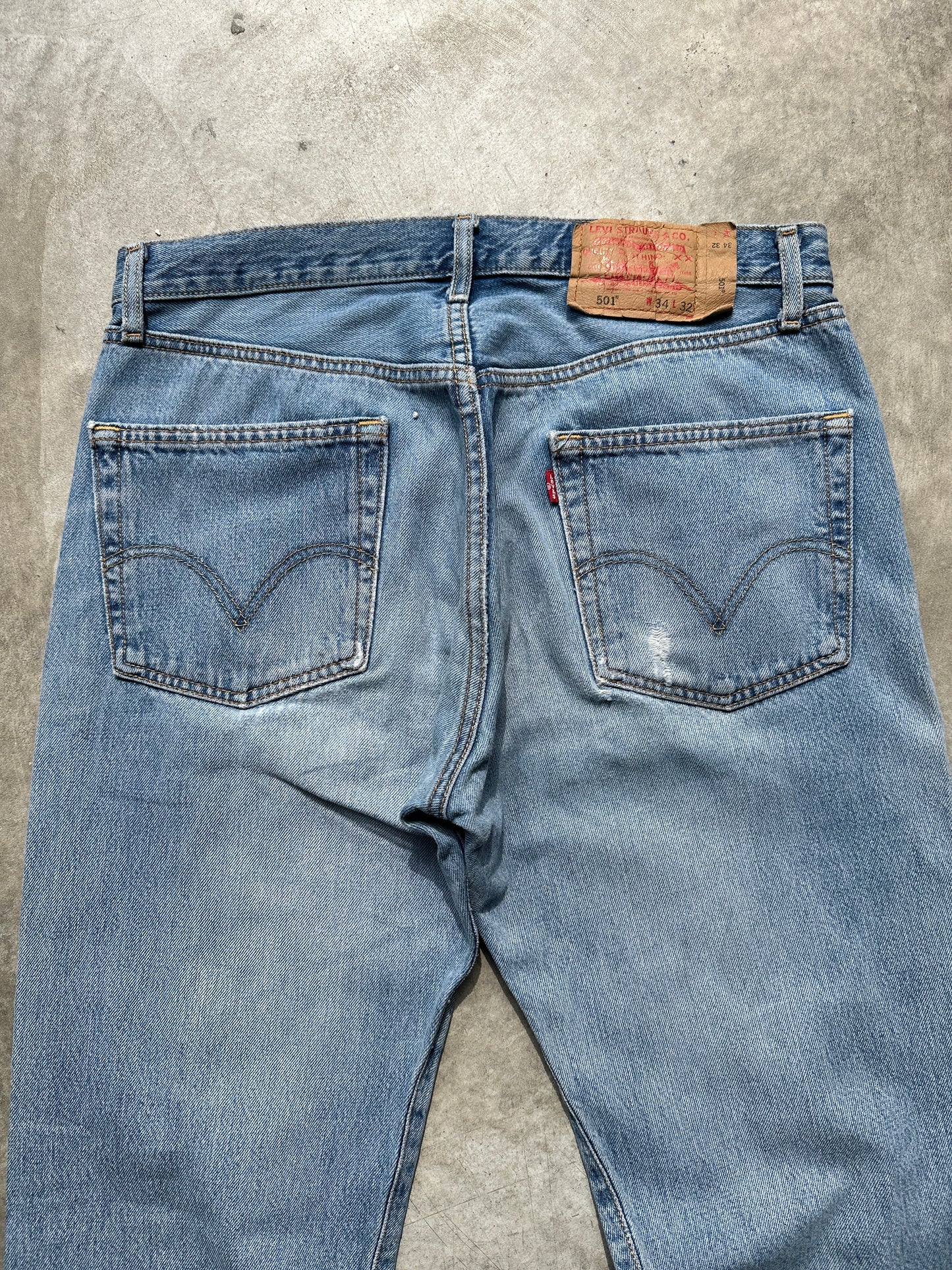 LEVIS 501 CUSTOM FLARED DENIM 34/32