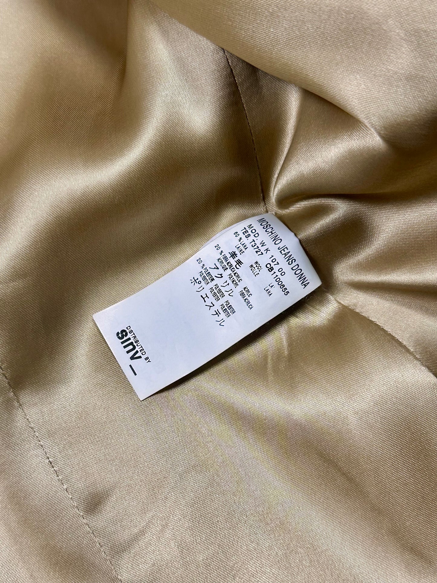 MOSCHINO JEANS WOMAN TRENCH JACKET