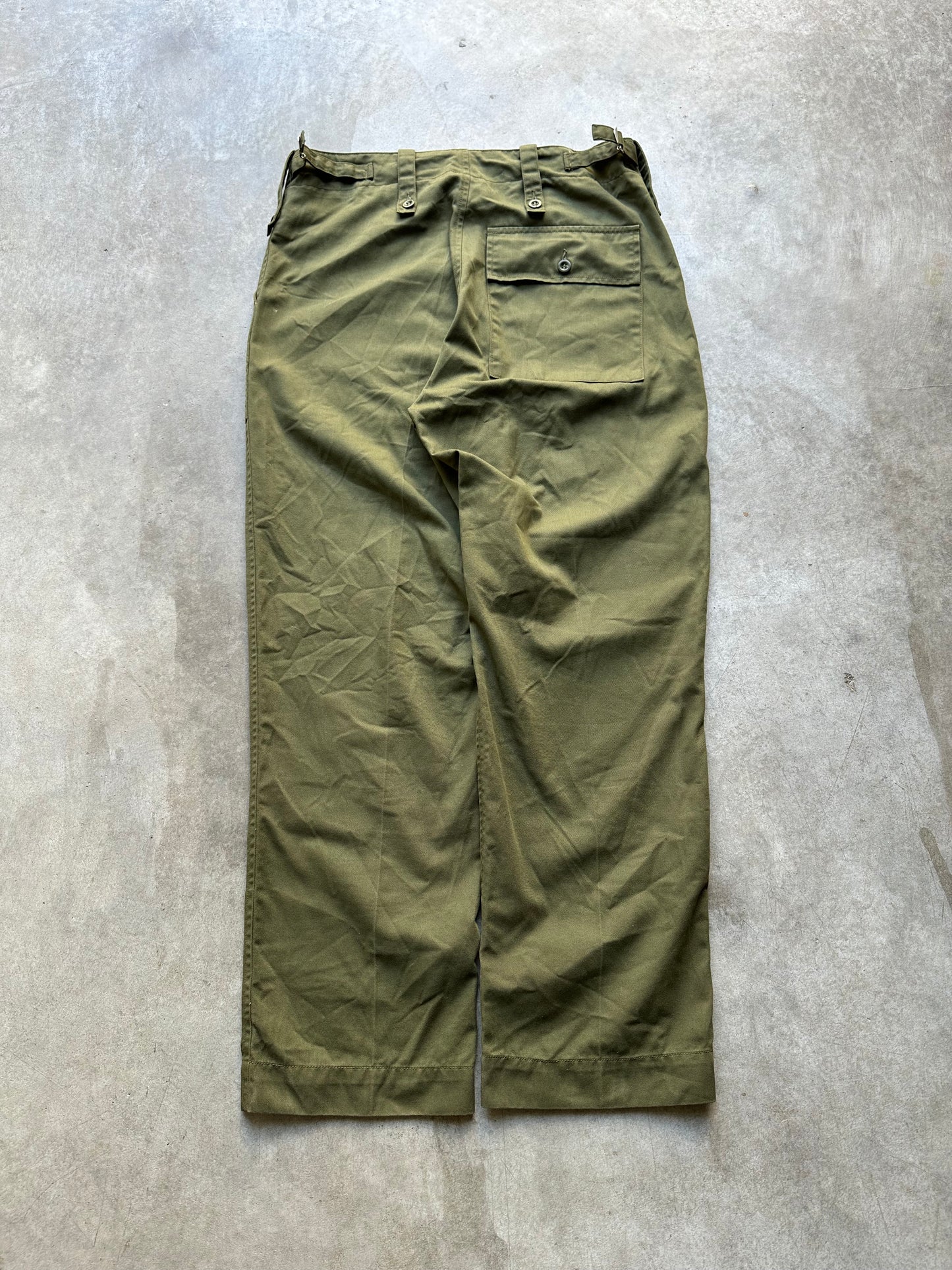 1980's FATIGUE BRITISH ARMY OG PANTS