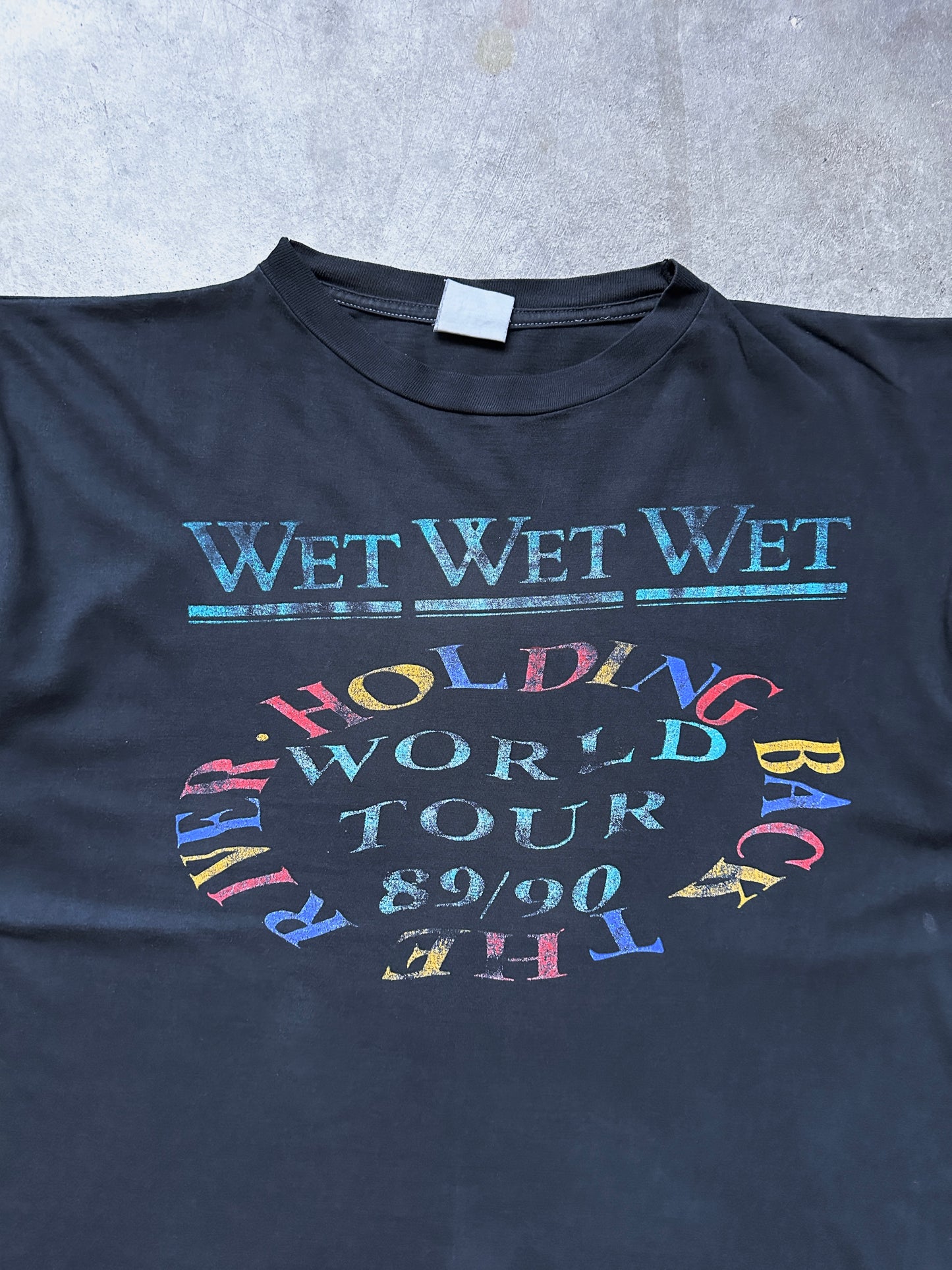 1989's WET WET WET TOUR TEE