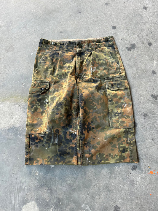 2000s GERMAN ARMY SHORTS (FLECKTARN CAMO)