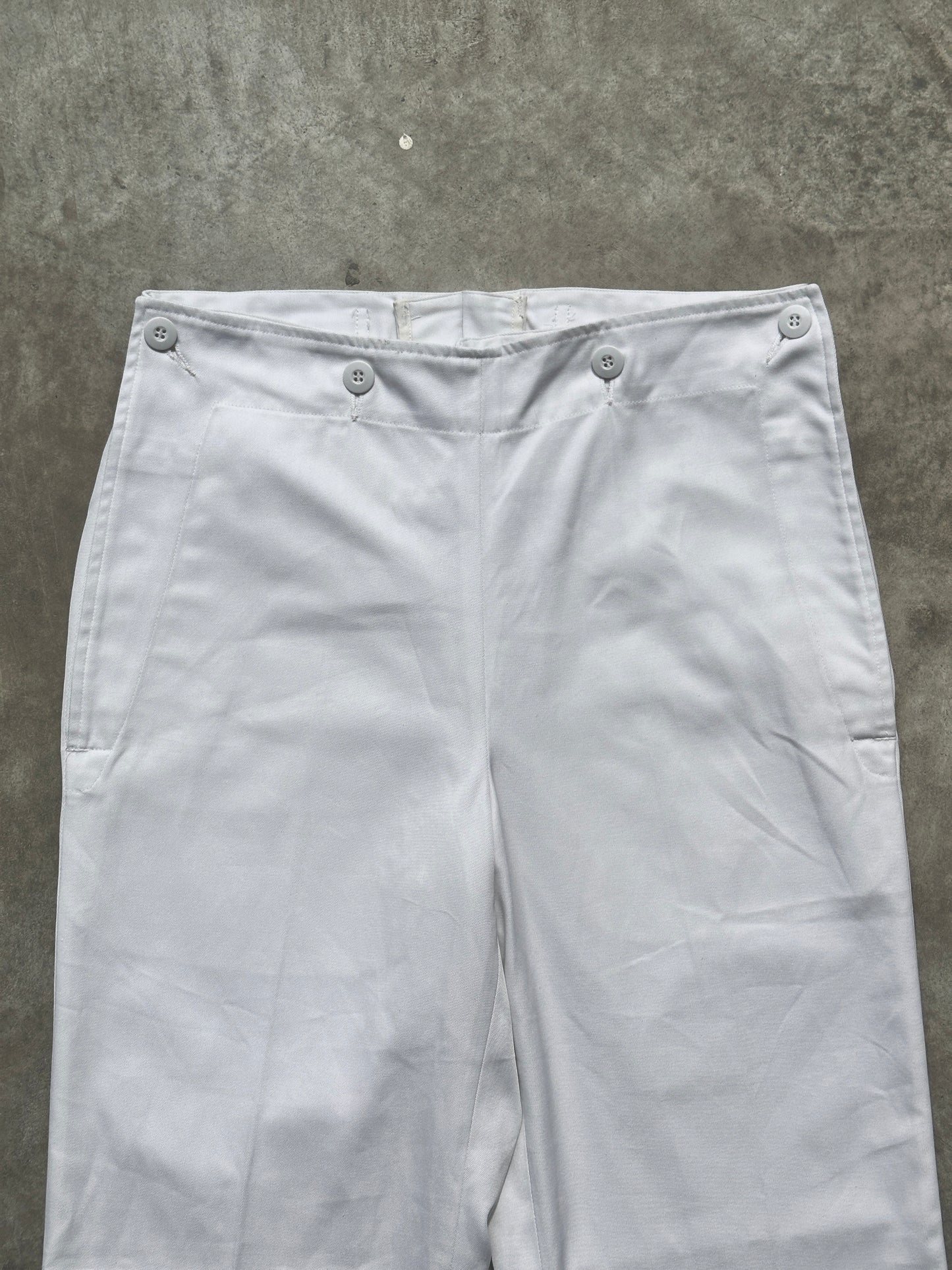 1992s GERMAN ARMY WHITE NAVY PANTS