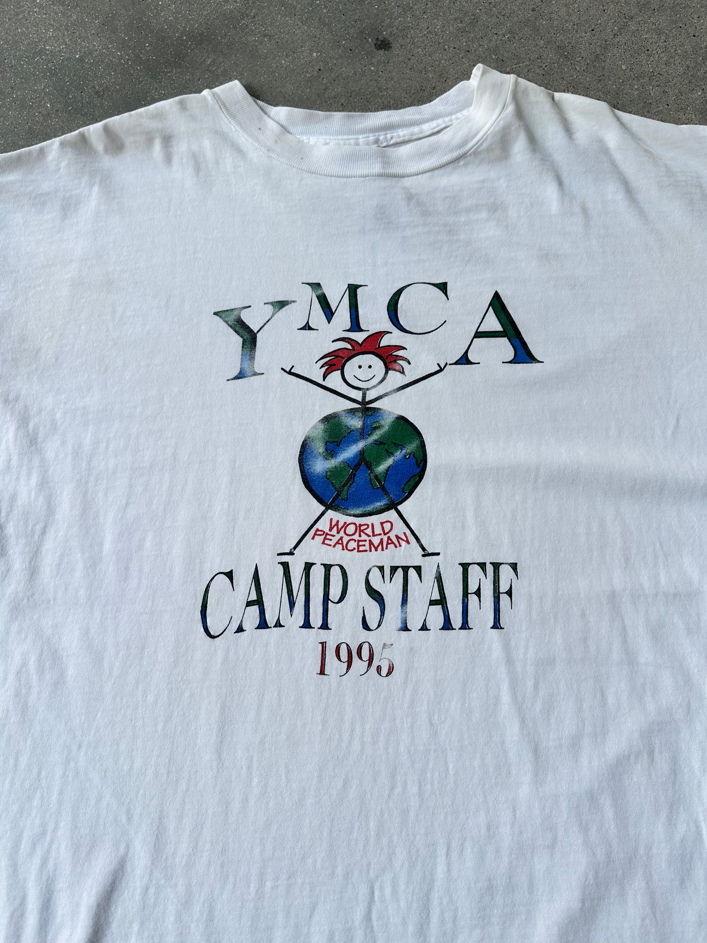 1995 "YMCA" WORLD PEACEMAN TEE