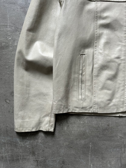 1990's "JOSIE" WHITE CROPPED JACKET