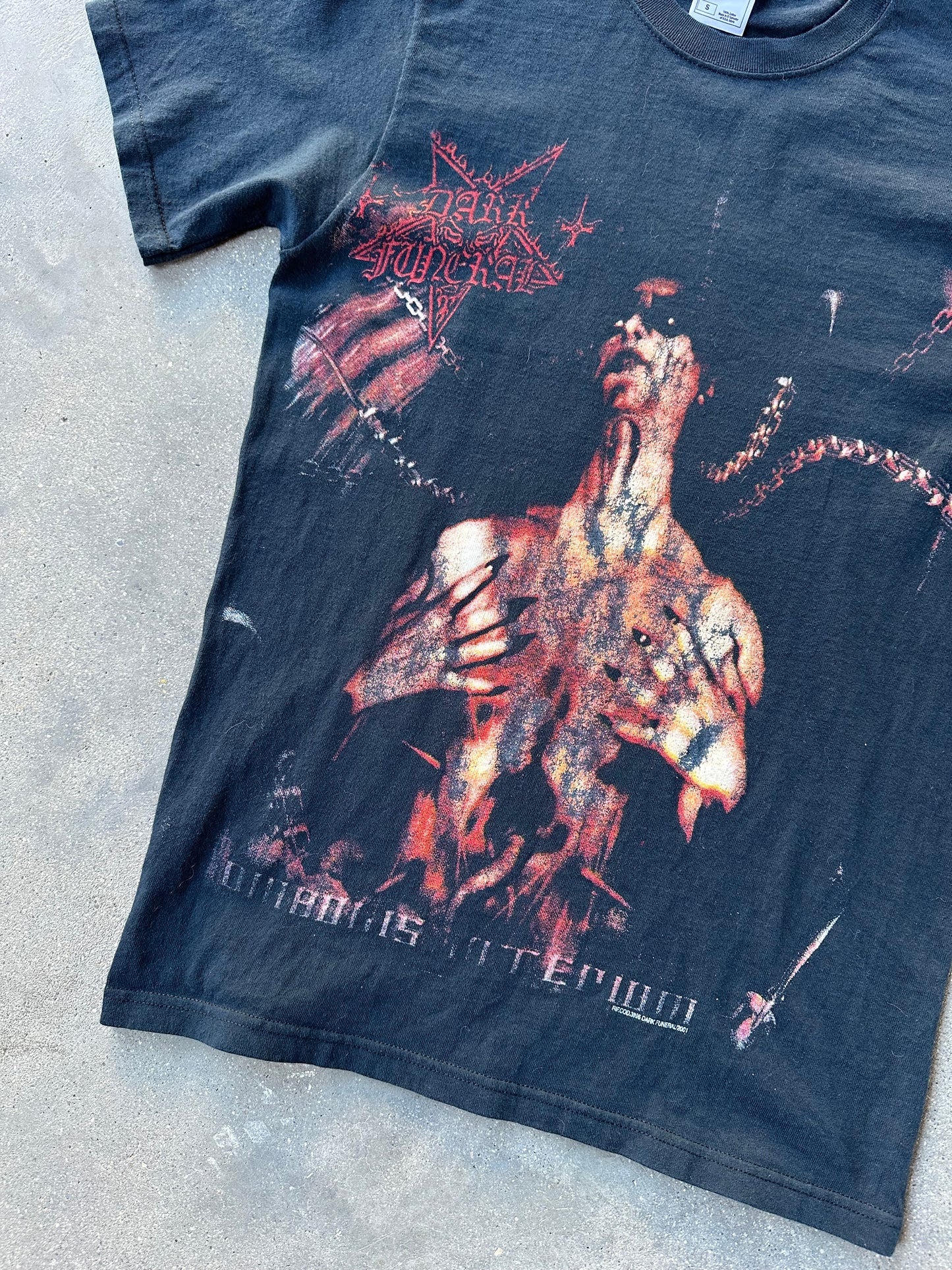 2000s DARK FUNERAL METAL BAND TEE