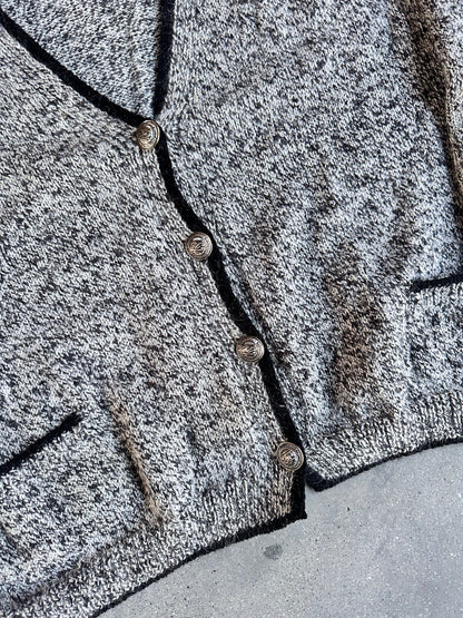 GIANNI VERSACE WOOL KNIT CARDIGAN