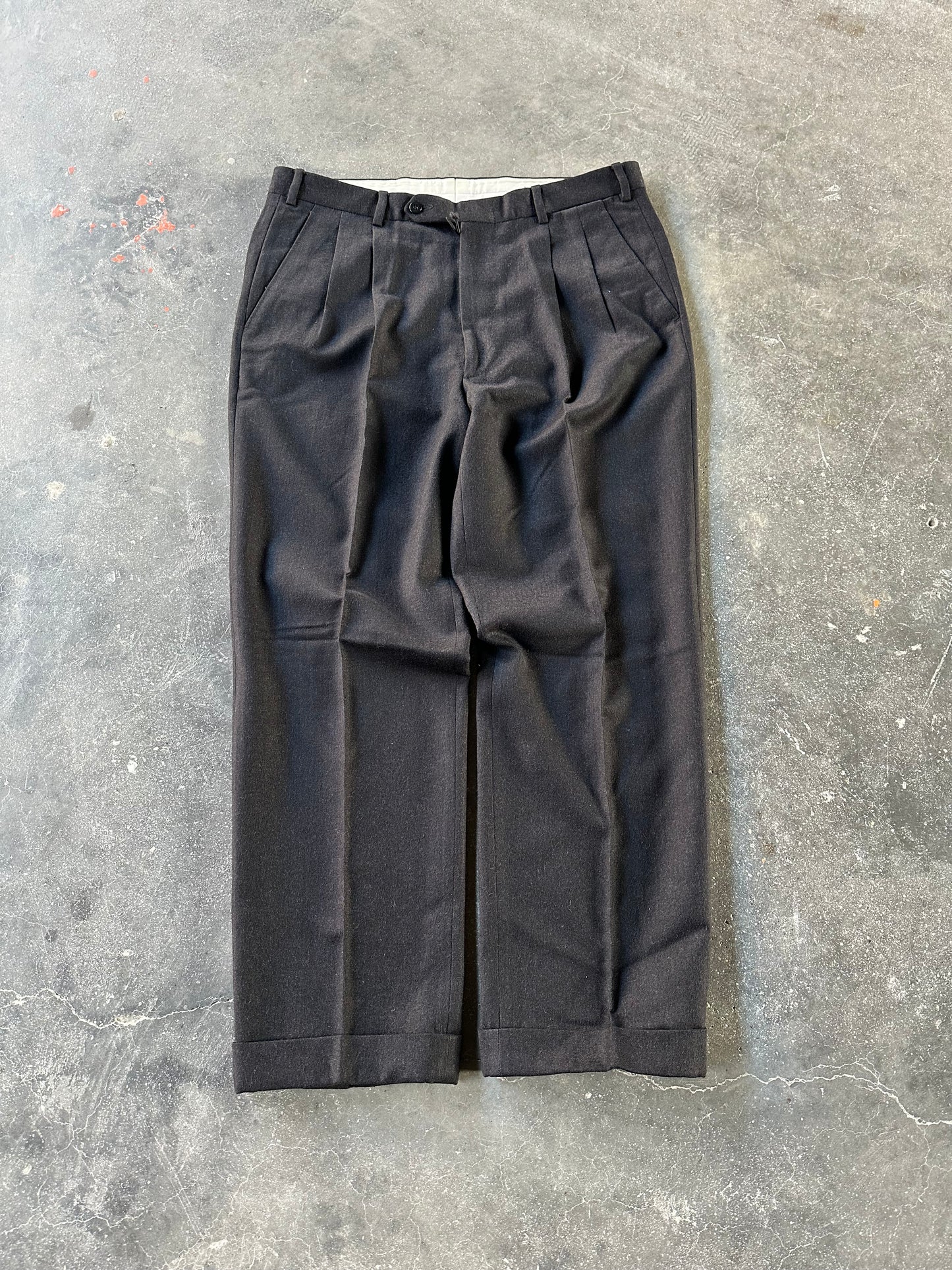 2000s BURBERRY WOOL UNIFORM PANTS