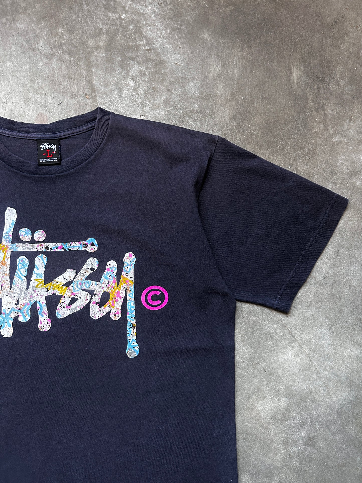 EARLY 2000's STUSSY LOGO TEE